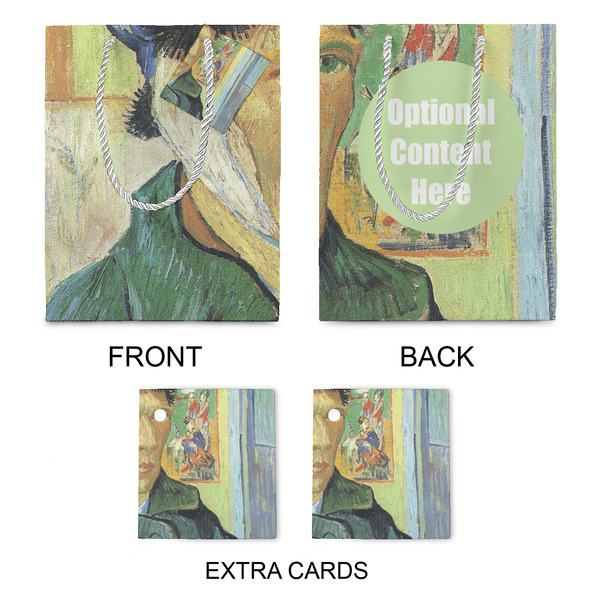 Van Gogh's Self Portrait with Bandaged Ear Medium Gift Bag - Approval