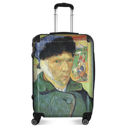 Van Gogh's Self Portrait with Bandaged Ear Suitcase - 24" Medium - Checked