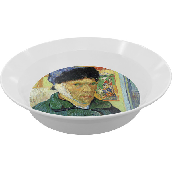 Custom Van Gogh's Self Portrait with Bandaged Ear Melamine Bowl - 12 oz