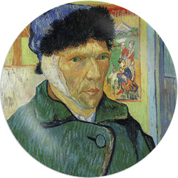 Van Gogh's Self Portrait with Bandaged Ear Melamine Plate - 10"
