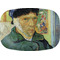 Van Gogh's Self Portrait with Bandaged Ear Melamine Platter - Front