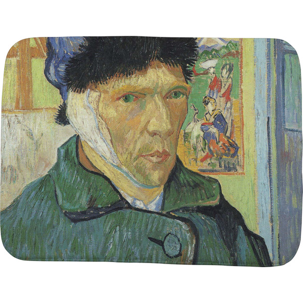 Custom Van Gogh's Self Portrait with Bandaged Ear Memory Foam Bath Mat - 48"x36"