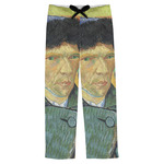Van Gogh's Self Portrait with Bandaged Ear Mens Pajama Pants - XS