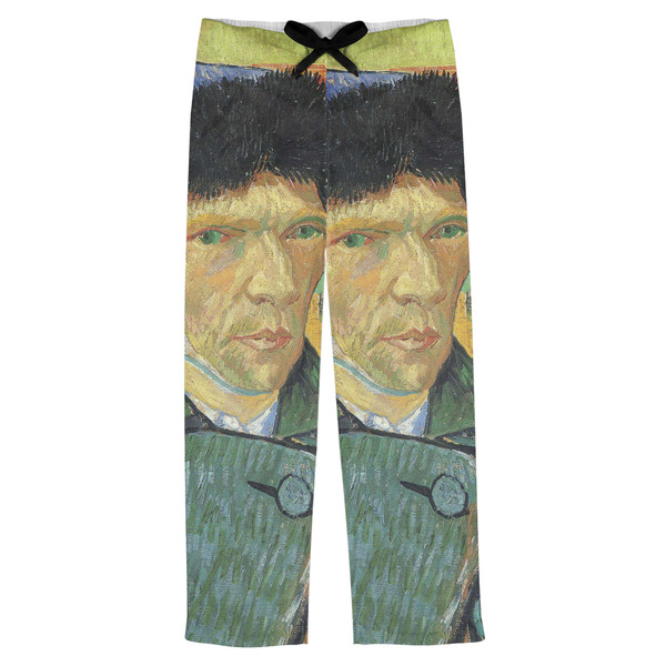 Custom Van Gogh's Self Portrait with Bandaged Ear Mens Pajama Pants - M