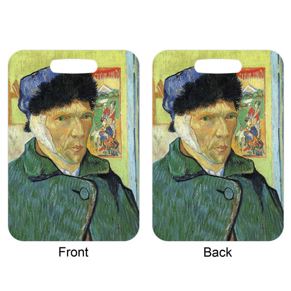 Van Gogh's Self Portrait with Bandaged Ear Metal Luggage Tag - Approval