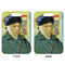 Van Gogh's Self Portrait with Bandaged Ear Metal Luggage Tag - Approval
