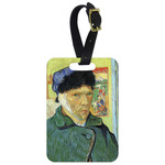 Van Gogh's Self Portrait with Bandaged Ear Metal Luggage Tag
