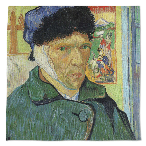 Custom Van Gogh's Self Portrait with Bandaged Ear Microfiber Dish Towel