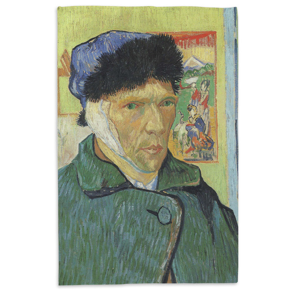 Van Gogh's Self Portrait with Bandaged Ear Microfiber Dish Towel - APPROVAL