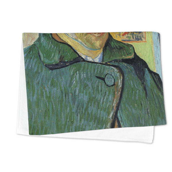 Van Gogh's Self Portrait with Bandaged Ear Microfiber Dish Towel - FOLDED HALF