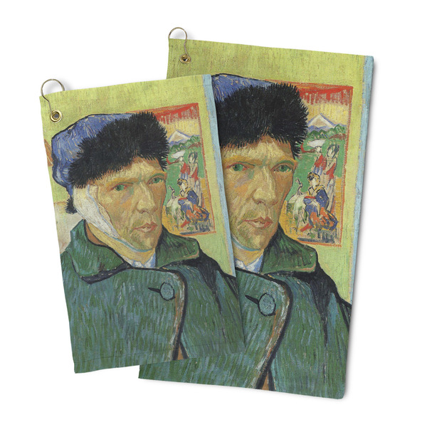 Van Gogh's Self Portrait with Bandaged Ear Microfiber Golf Towel - Main