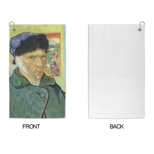 Van Gogh's Self Portrait with Bandaged Ear Microfiber Golf Towels - APPROVAL