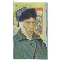 Van Gogh's Self Portrait with Bandaged Ear Microfiber Golf Towel