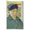 Van Gogh's Self Portrait with Bandaged Ear Microfiber Golf Towel - Large