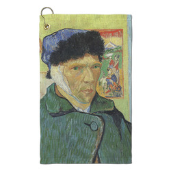 Van Gogh's Self Portrait with Bandaged Ear Microfiber Golf Towel - Small