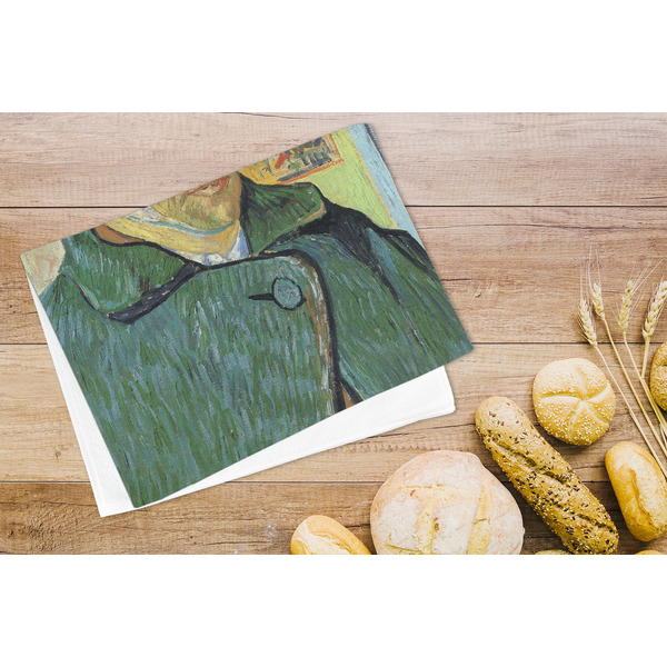 Van Gogh's Self Portrait with Bandaged Ear Microfiber Kitchen Towel - LIFESTYLE