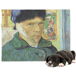 Van Gogh's Self Portrait with Bandaged Ear Dog Blanket - Large
