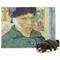 Van Gogh's Self Portrait with Bandaged Ear Microfleece Dog Blanket - Large
