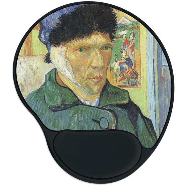 Custom Van Gogh's Self Portrait with Bandaged Ear Mouse Pad with Wrist Support
