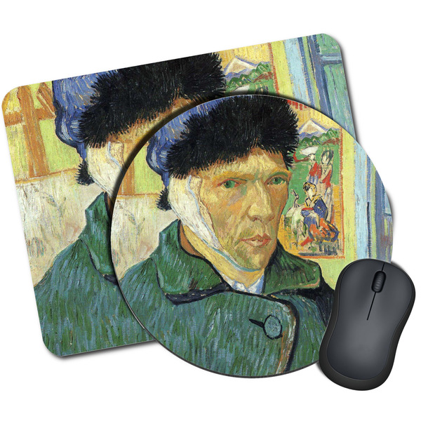 Custom Van Gogh's Self Portrait with Bandaged Ear Mouse Pad