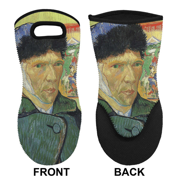 Van Gogh's Self Portrait with Bandaged Ear Neoprene Oven Mitt (Front & Back)
