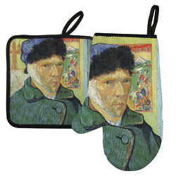 Van Gogh's Self Portrait with Bandaged Ear Left Oven Mitt & Pot Holder Set