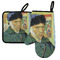 Van Gogh's Self Portrait with Bandaged Ear Left Oven Mitt & Pot Holder Set
