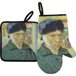 Van Gogh's Self Portrait with Bandaged Ear Oven Mitt & Pot Holder Set