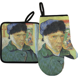 Van Gogh's Self Portrait with Bandaged Ear Right Oven Mitt & Pot Holder Set