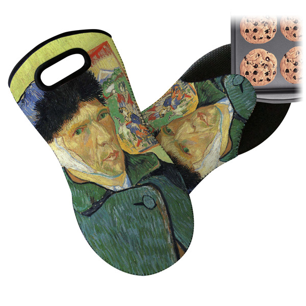 Van Gogh's Self Portrait with Bandaged Ear Neoprene Oven Mitt