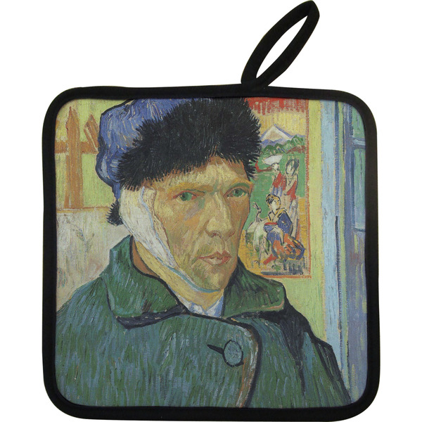 Custom Van Gogh's Self Portrait with Bandaged Ear Pot Holder - Single