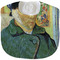 Van Gogh's Self Portrait with Bandaged Ear New Baby Bib - Closed and Folded