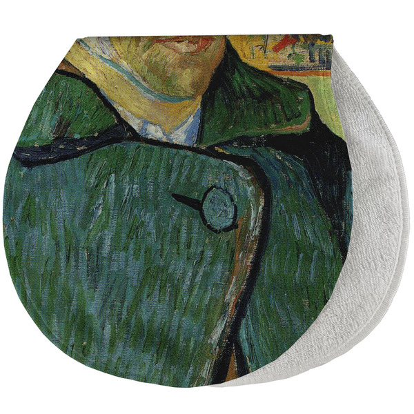 Custom Van Gogh's Self Portrait with Bandaged Ear Burp Pad - Velour