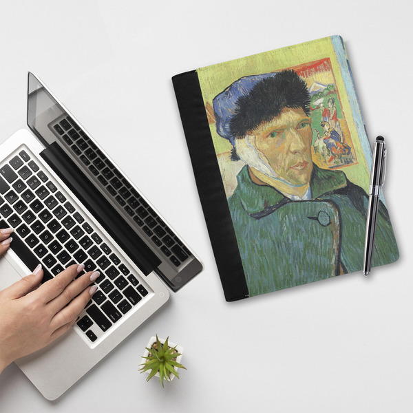 Van Gogh's Self Portrait with Bandaged Ear Notebook Padfolio - LIFESTYLE (large)