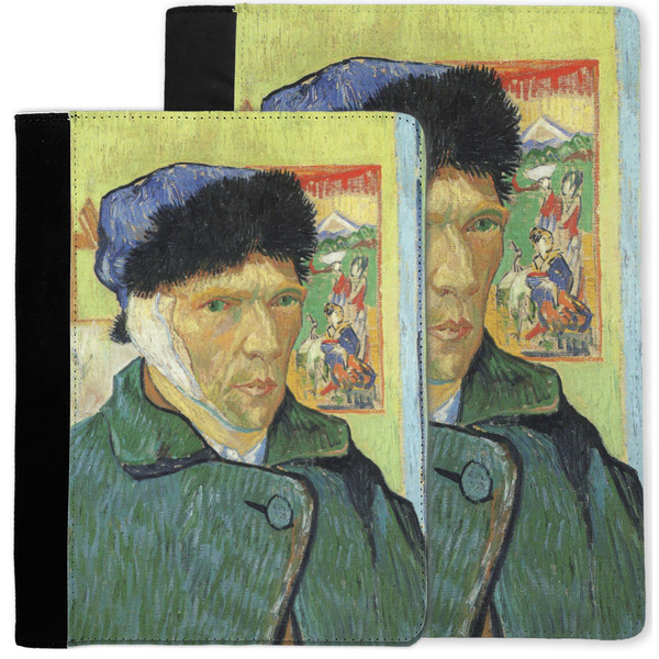 Van Gogh's Self Portrait with Bandaged Ear Notebook Padfolio - MAIN