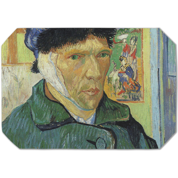 Custom Van Gogh's Self Portrait with Bandaged Ear Dining Table Mat - Octagon (Single-Sided)