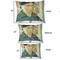 Van Gogh's Self Portrait with Bandaged Ear Outdoor Dog Beds - SIZE CHART