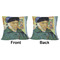 Van Gogh's Self Portrait with Bandaged Ear Outdoor Pillow - 16x16