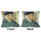 Van Gogh's Self Portrait with Bandaged Ear Outdoor Pillow - 18x18