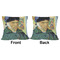 Van Gogh's Self Portrait with Bandaged Ear Outdoor Pillow - 20x20