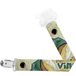 Van Gogh's Self Portrait with Bandaged Ear Pacifier Clip