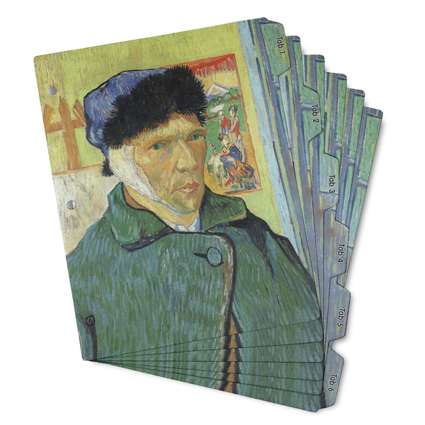 Van Gogh's Self Portrait with Bandaged Ear Page Dividers - Set of 6 - Main/Front