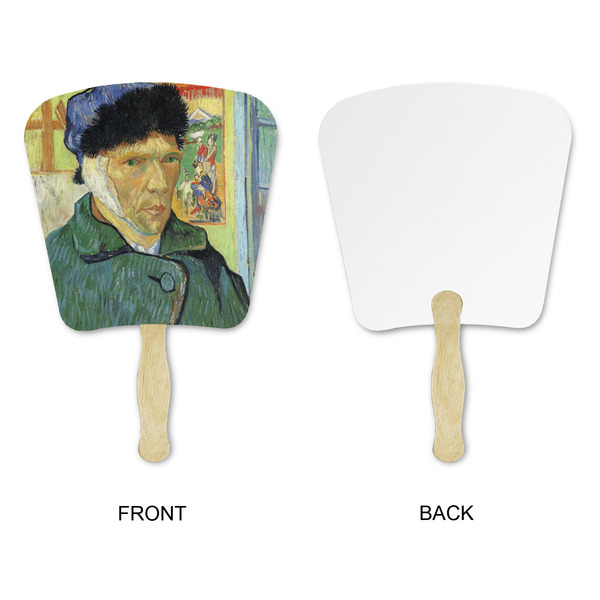 Van Gogh's Self Portrait with Bandaged Ear Paper Fans - Approval
