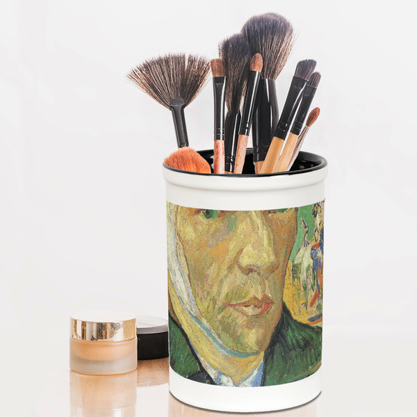 Van Gogh's Self Portrait with Bandaged Ear Pencil Holder - LIFESTYLE makeup