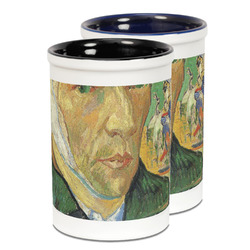 Van Gogh's Self Portrait with Bandaged Ear Ceramic Pencil Holder - Large