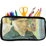 Van Gogh's Self Portrait with Bandaged Ear Neoprene Pencil Case