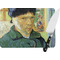 Van Gogh's Self Portrait with Bandaged Ear Personalized Glass Cutting Board