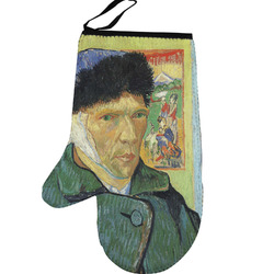 Van Gogh's Self Portrait with Bandaged Ear Left Oven Mitt