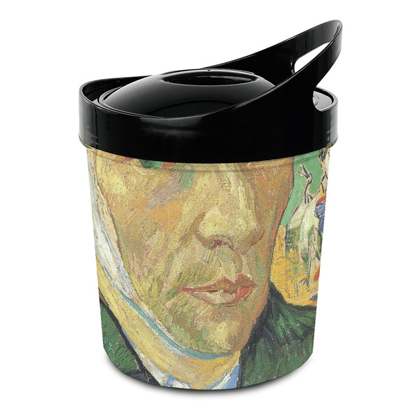 Custom Van Gogh's Self Portrait with Bandaged Ear Plastic Ice Bucket