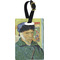 Van Gogh's Self Portrait with Bandaged Ear Plastic Luggage Tag - Rectangular